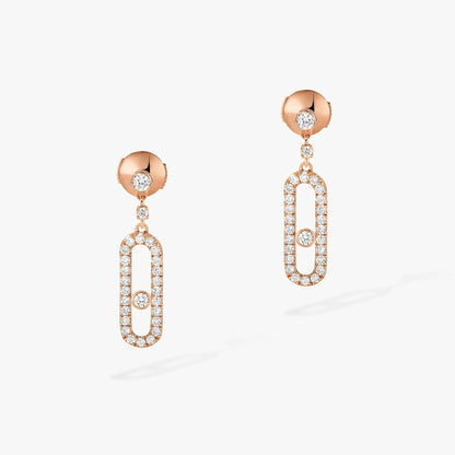 [Mystic ]DORMEUSES MOVE UNO DIAMOND EARRINGS