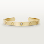 [Demi jewelry]LOVE BRACELET 6.1MM 1 DIAMOND OPEN CUFF