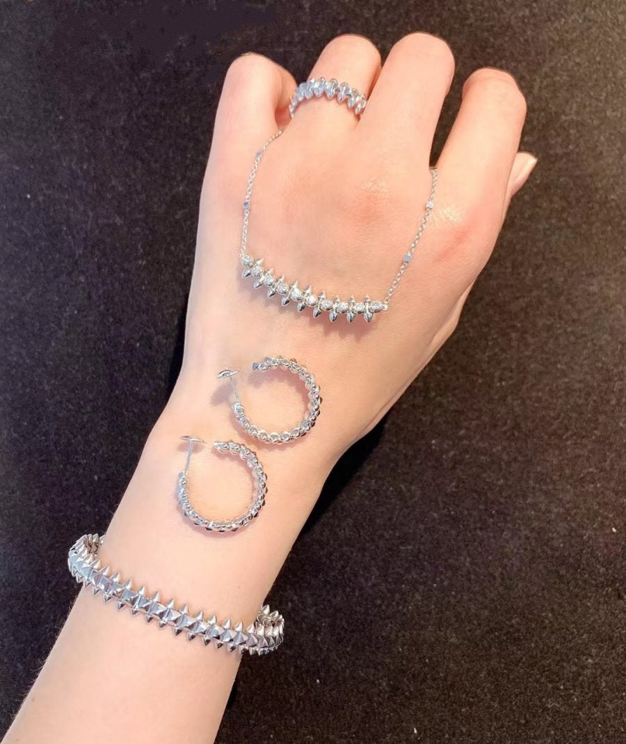 [Demi jewelry]CLASH SILVER BRACELET