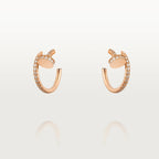 [Demi jewelry]JUSTE EARRINGS 12.75MM PINK GOLD DIAMOND