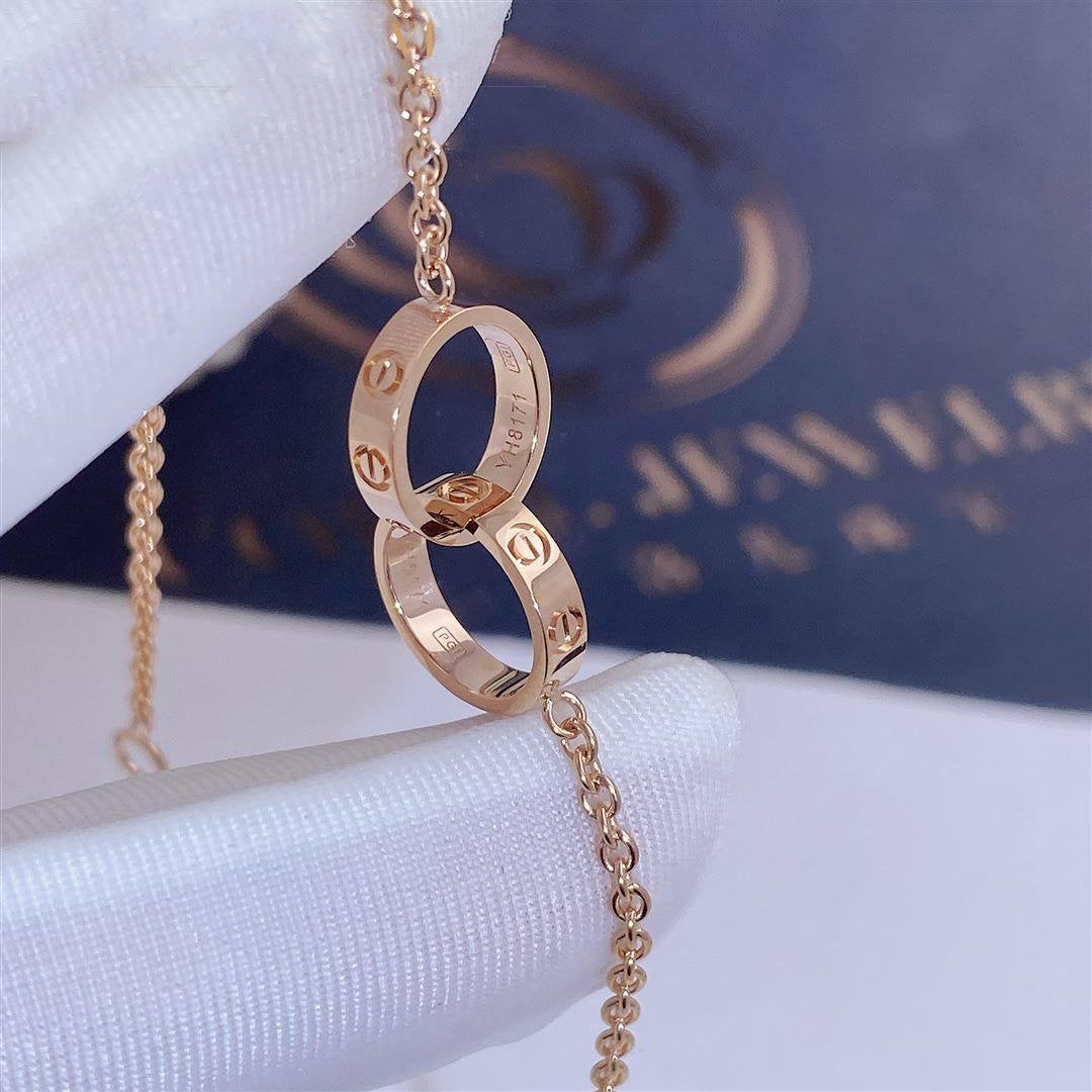 [Demi jewelry]LOVE BRACELET DOUBLE RING