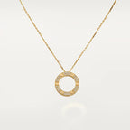 [Demi jewelry]LOVE NECKLACE ADJUSTABLE ROSE GOLD