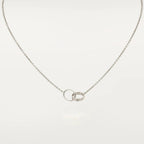 [Demi jewelry]LOVE NECKLACE PINK GOLD AND SILVER
