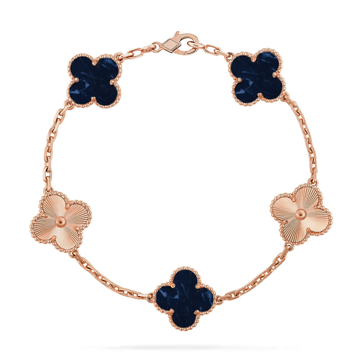 [Demi jewelry]CLOVER 5 MOTIF PIETERSITE BRACELET COLLECTION