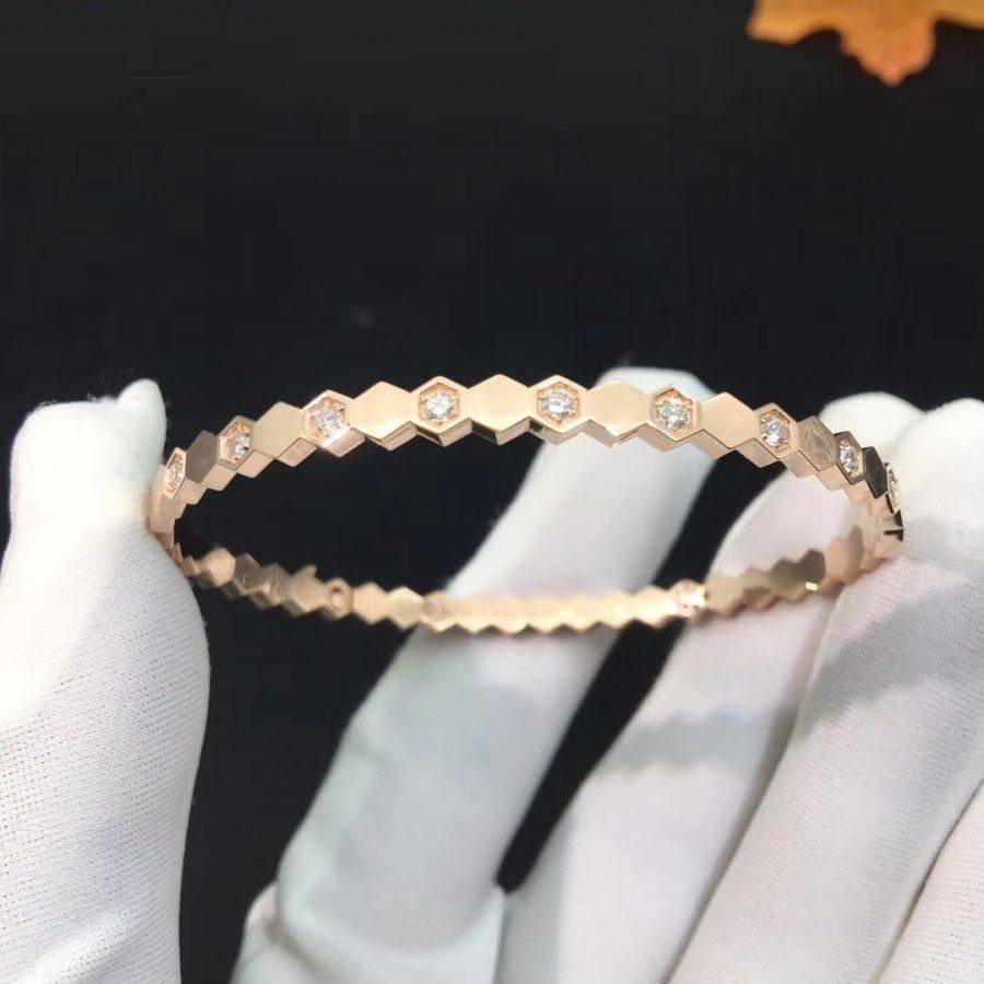 [Demi jewelry]BEE LOVE PINK GOLD DIAMOND BRACELET