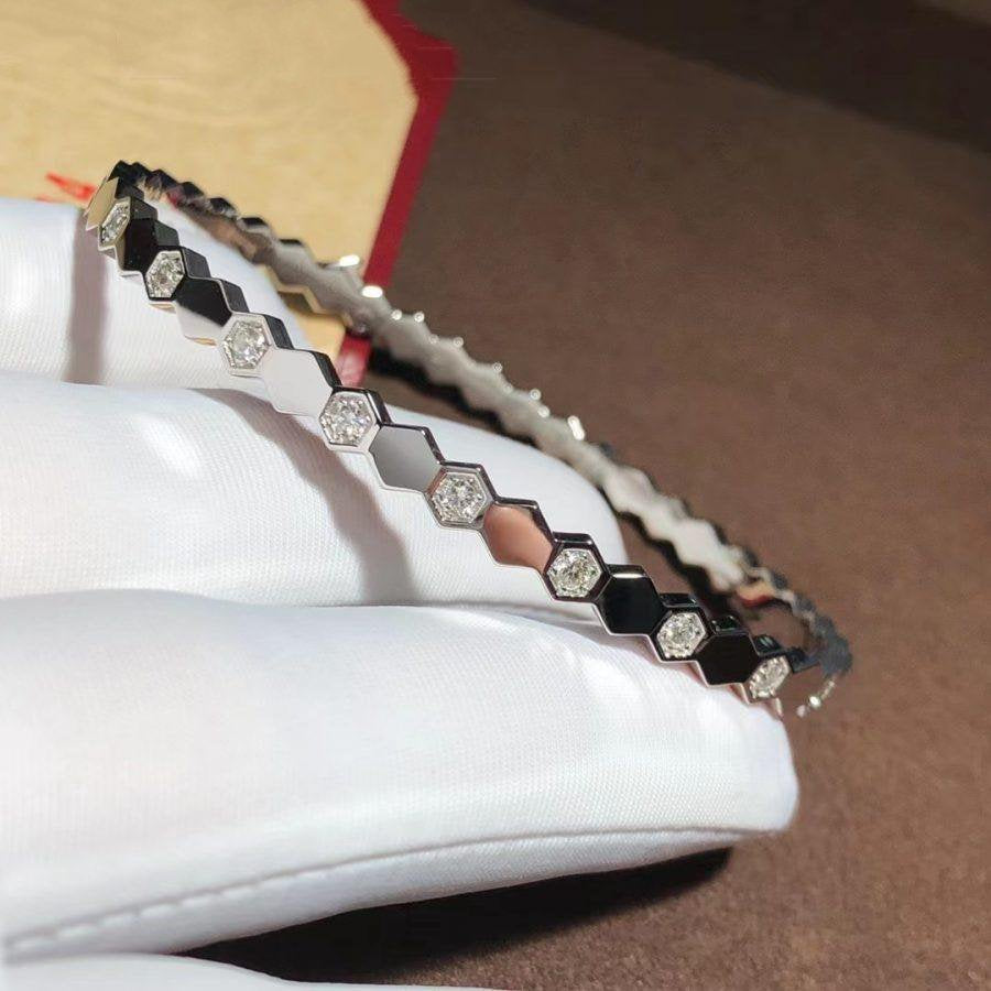 [Demi jewelry]BEE LOVE SILVER DIAMOND BRACELET