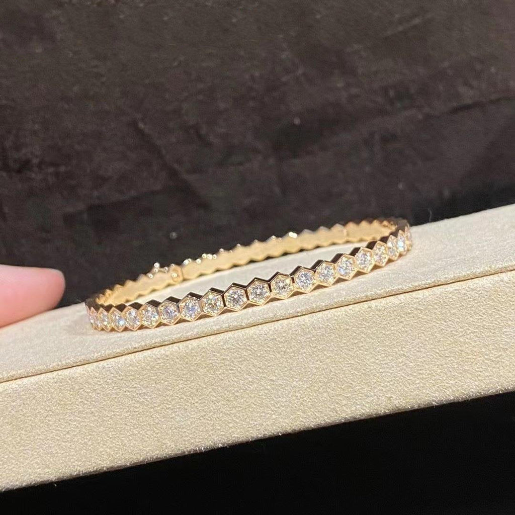 [Demi jewelry]BEE LOVE GOLD BRACELET FULL DIAMOND