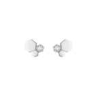 [Demi jewelry]BEE LOVE SILVER DIAMOND EARRINGS