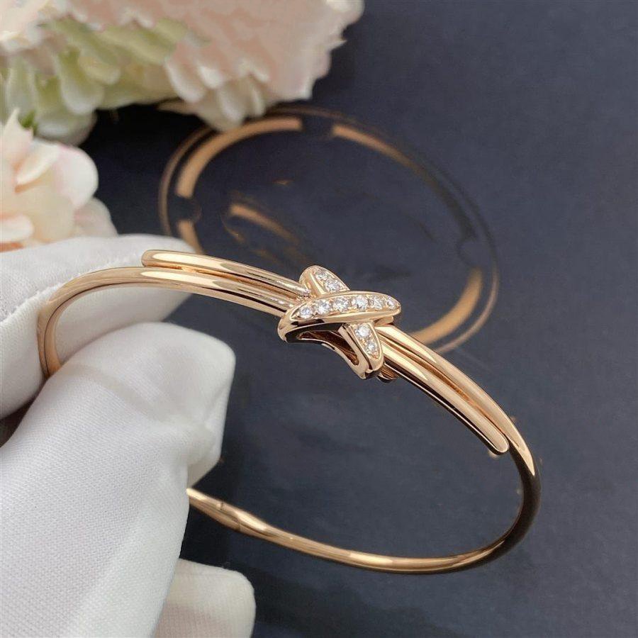 [Demi jewelry]JEUX DE BRACELET PINK GOLD DIAMONDS