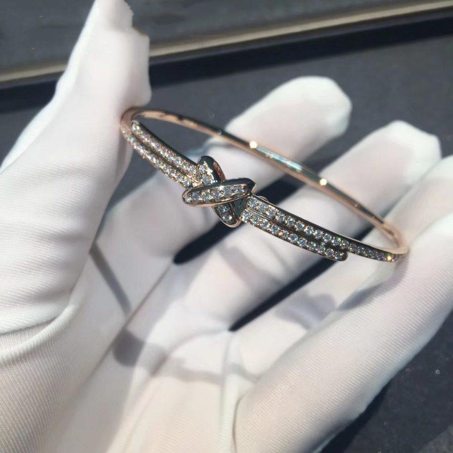 [Demi jewelry]JEUX DE BRACELET DIAMONDS PINK GOLD