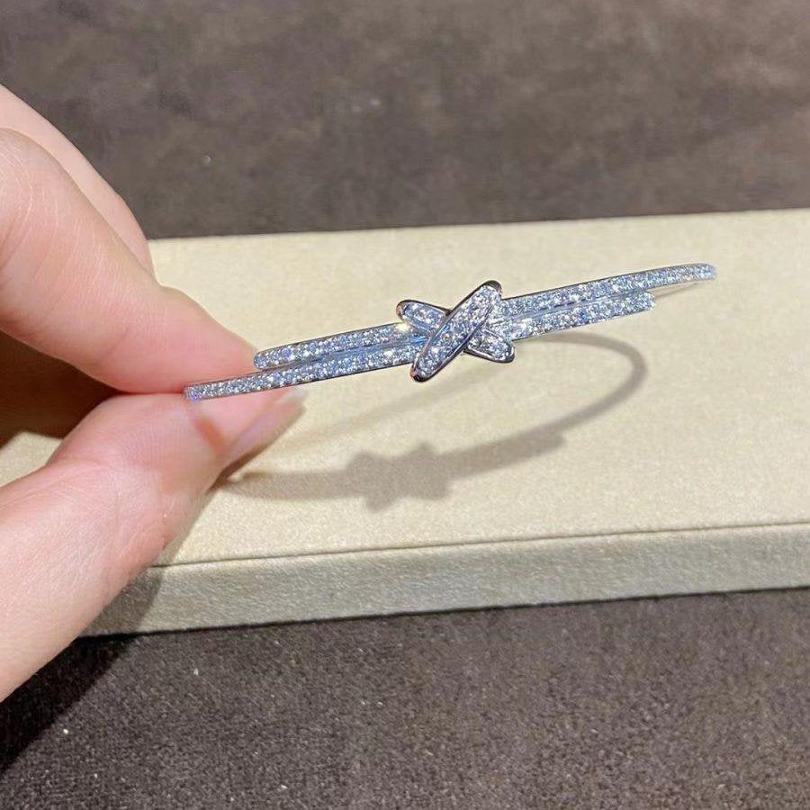 [Demi jewelry]JEUX DE BRACELET DIAMONDS SILVER