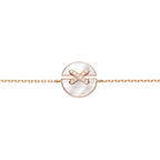 [Demi jewelry]JEUX DE BRACELET MOP PINK GOLD DIAMONDS