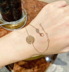 [Demi jewelry]JEUX DE BRACELET MOP PINK GOLD DIAMONDS