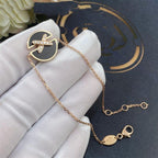 [Demi jewelry]JEUX DE BRACELET ONYX PINK GOLD DIAMOND