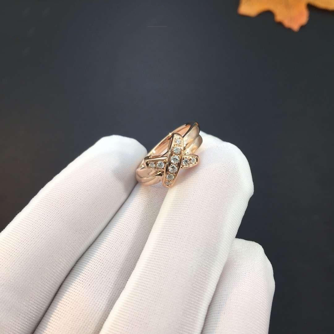 [Demi jewelry]JEUX DE PINK GOLD DIAMOND RING
