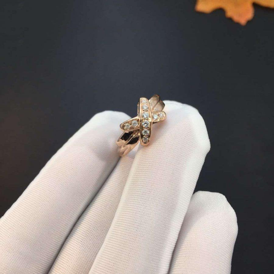 [Demi jewelry]JEUX DE PINK GOLD DIAMOND RING