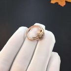 [Demi jewelry]JEUX DE PINK GOLD DIAMOND RING