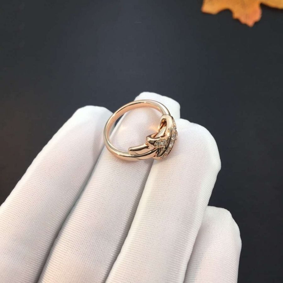 [Demi jewelry]JEUX DE PINK GOLD DIAMOND RING