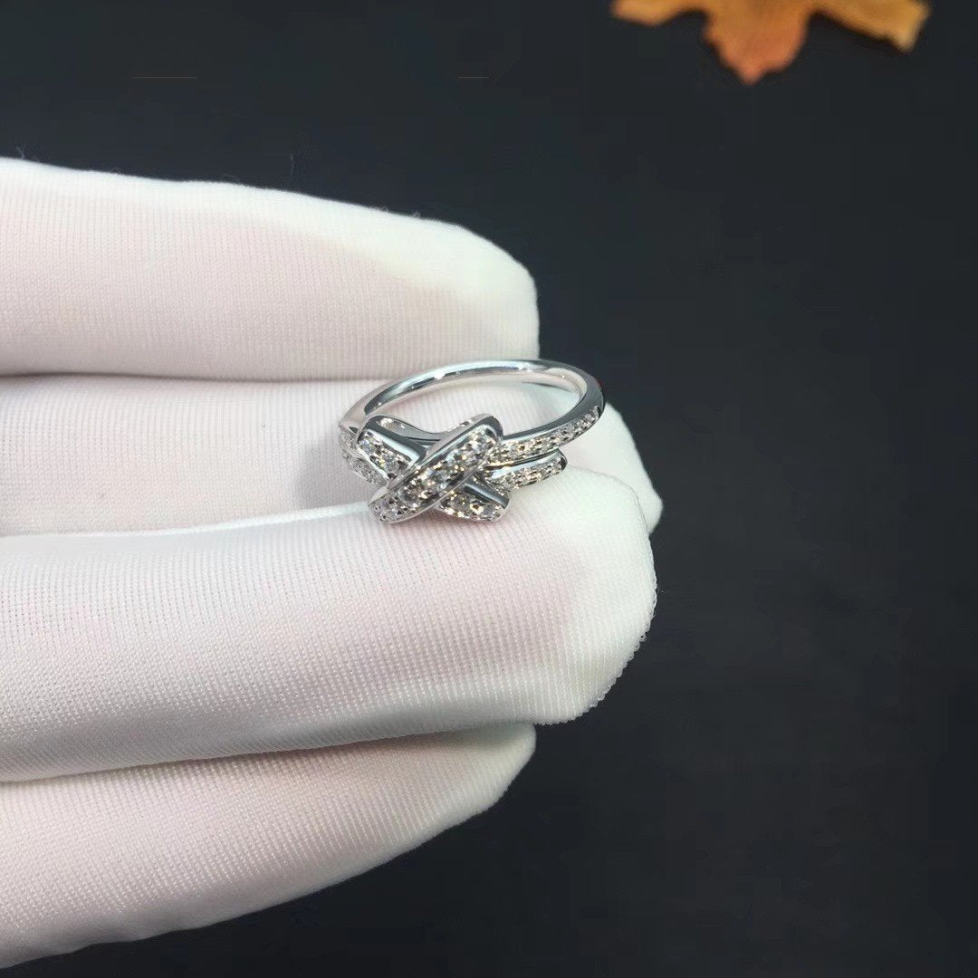 [Demi jewelry]JEUX DE SILVER DIAMOND RING