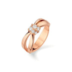 [Demi jewelry]LIENS RING PINK GOLD DIAMOND