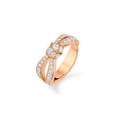 [Demi jewelry]LIENS PINK GOLD DIAMOND RING