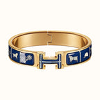 [Demi jewelry]H COUVERTURES DARK BLUE BRACELET