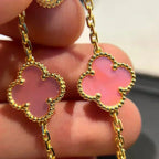 [Demi jewelry] CLOVER 5 MOTIFS  PINK MOP BRACELET COLLECTION