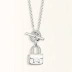 [Demi jewelry]POP H PEDANT SILVER NECKLACE