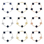 [Demi jewelry]CLOVER 5 MOTIF PIETERSITE BRACELET COLLECTION-new