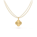 [Demi jewelry]CLOVER 25MM PEDANT NECKLACE GOLD