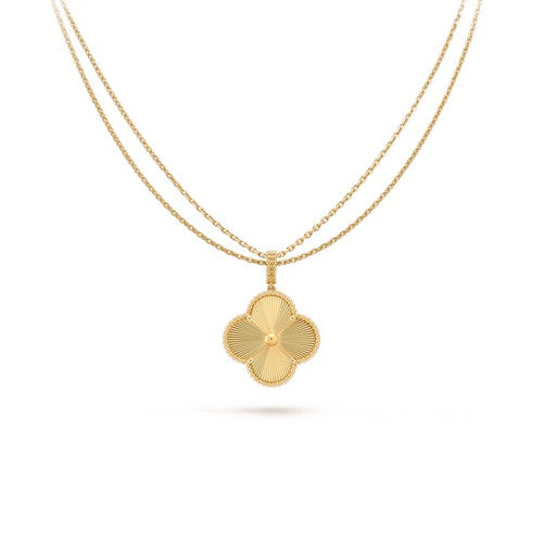 [Demi jewelry]CLOVER 25MM PEDANT NECKLACE GOLD