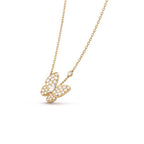 [Demi jewelry]BUTTERFLY DIAMOND NECKLACE