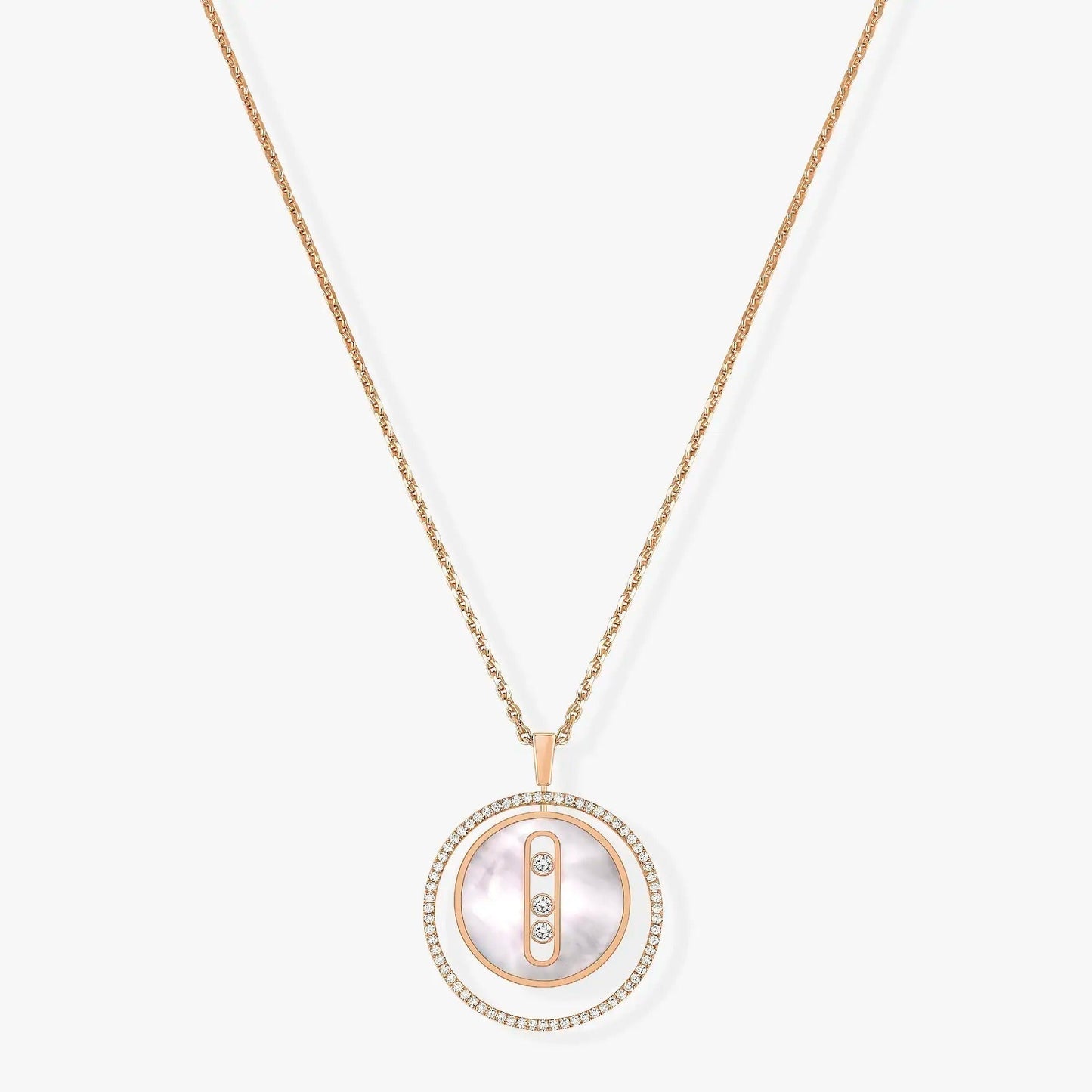 [Mystic ]Mystic MOVE MM NACRE BLANCHE DIAMOND NECKLACE