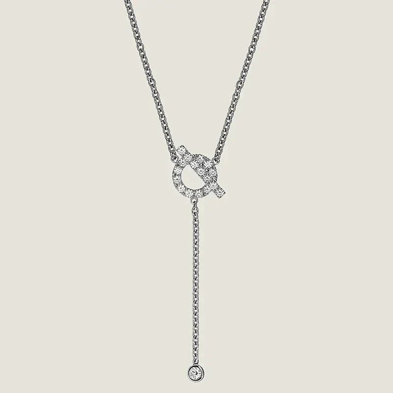 [Demi jewelry]FINESSE SILVER DIAMOND NECKLACE