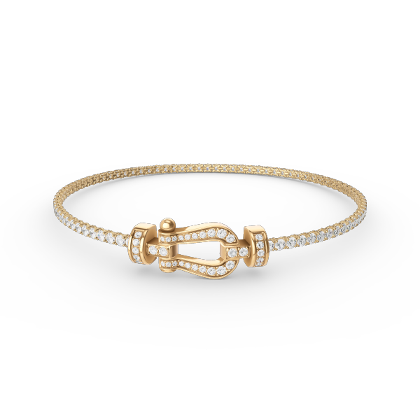 [Demi jewelry]FORCE  HORSESHOE  DIAMOND TENNIS BRACELET