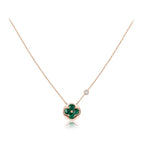 [Demi jewelry]SUN PEDANT PINK GOLD 1 DIAMOND NECKLACE