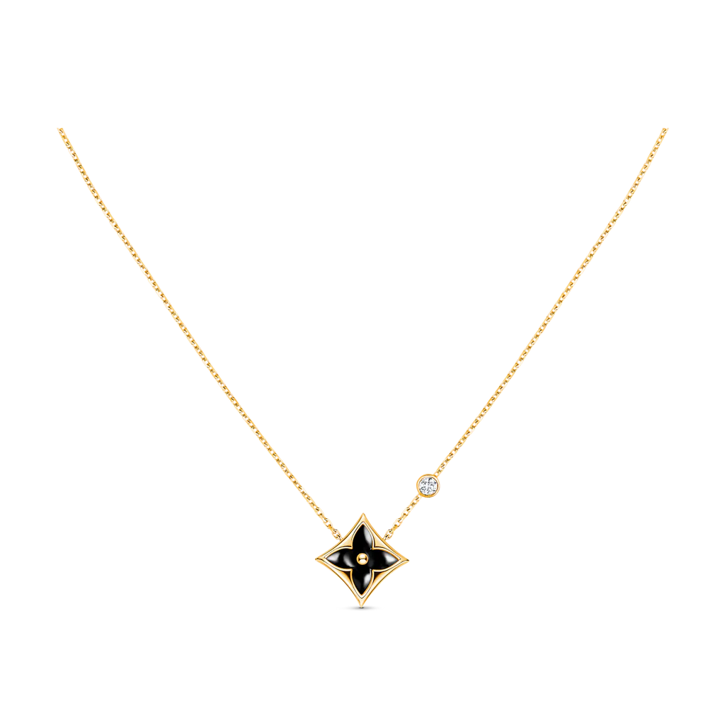 [Demi jewelry]STAR BLACK MOP NECKLACE