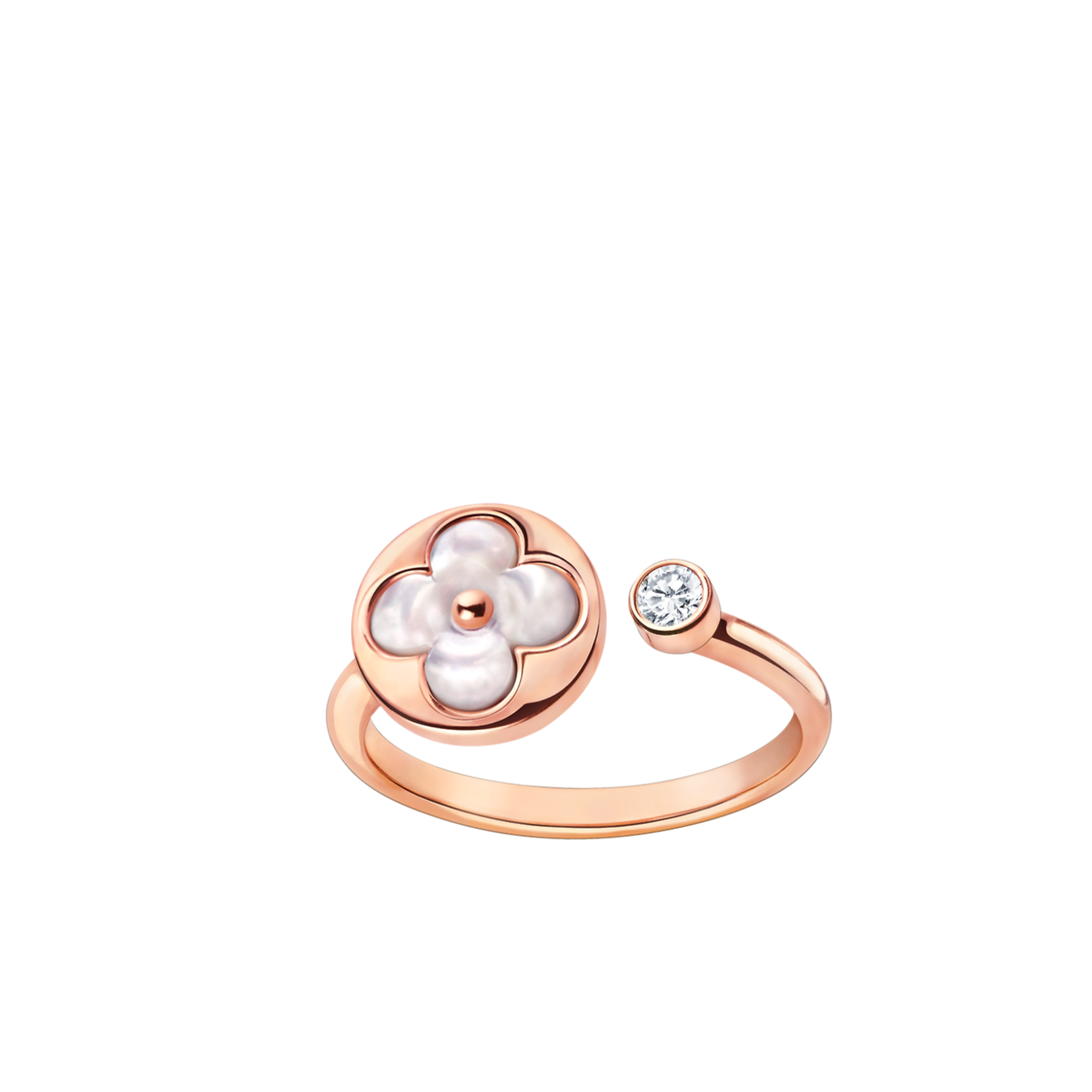 [Demi jewelry]SUN 1 DIAMOND PINK MOP RING