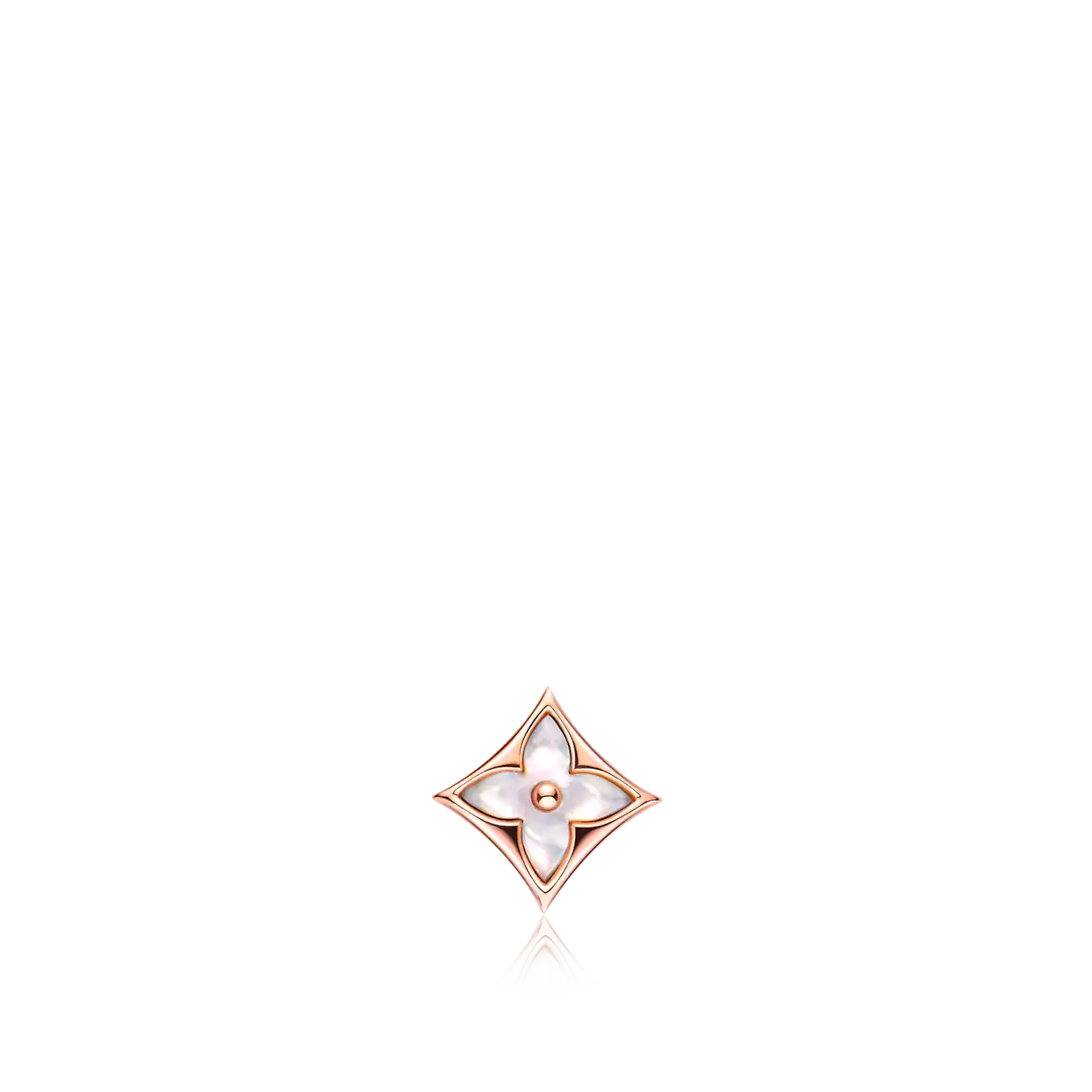 [Demi jewelry]STAR MOP PINK GOLD EARRINGS