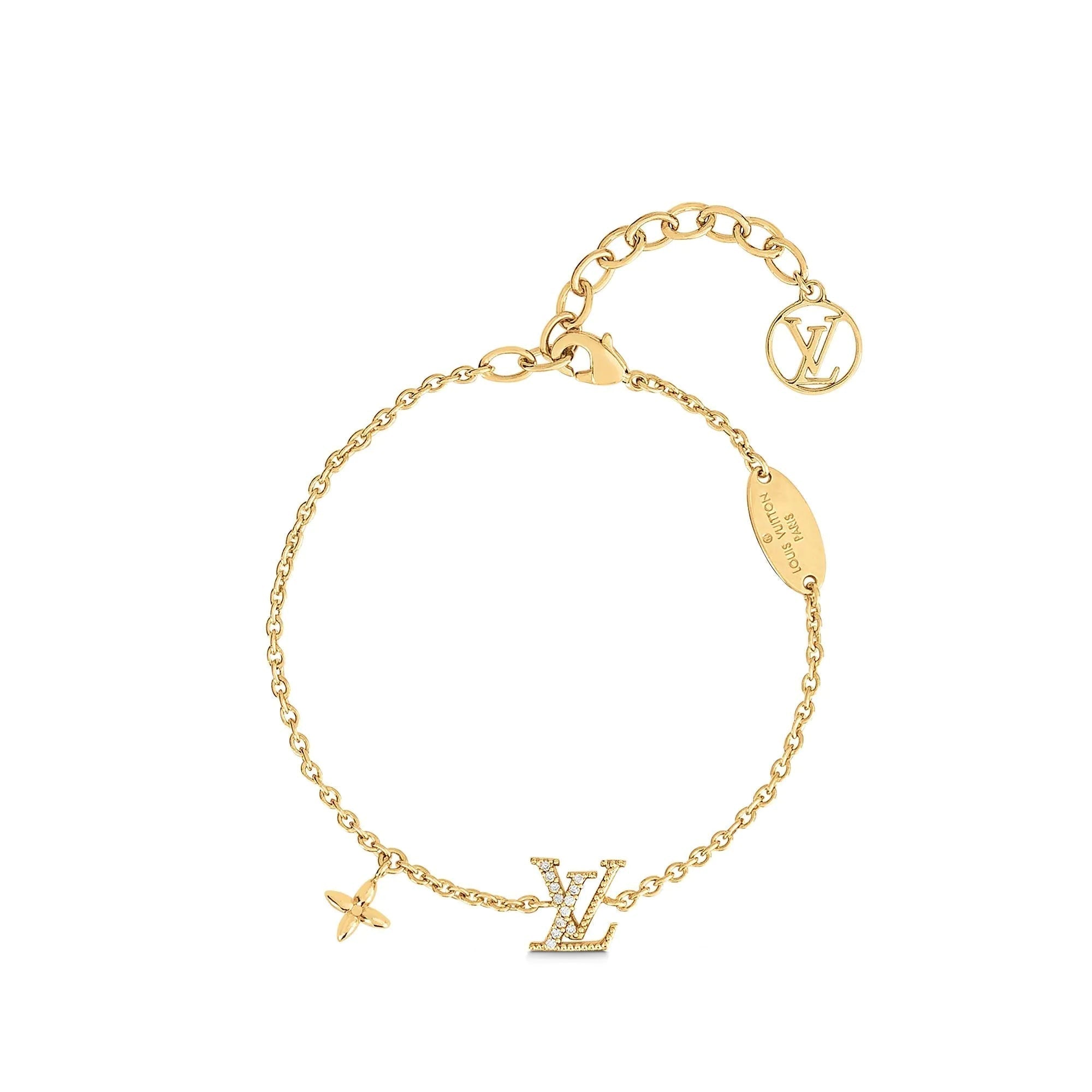 [Demi jewelry]LOGO STAR MOTIF GOLD BRACELET