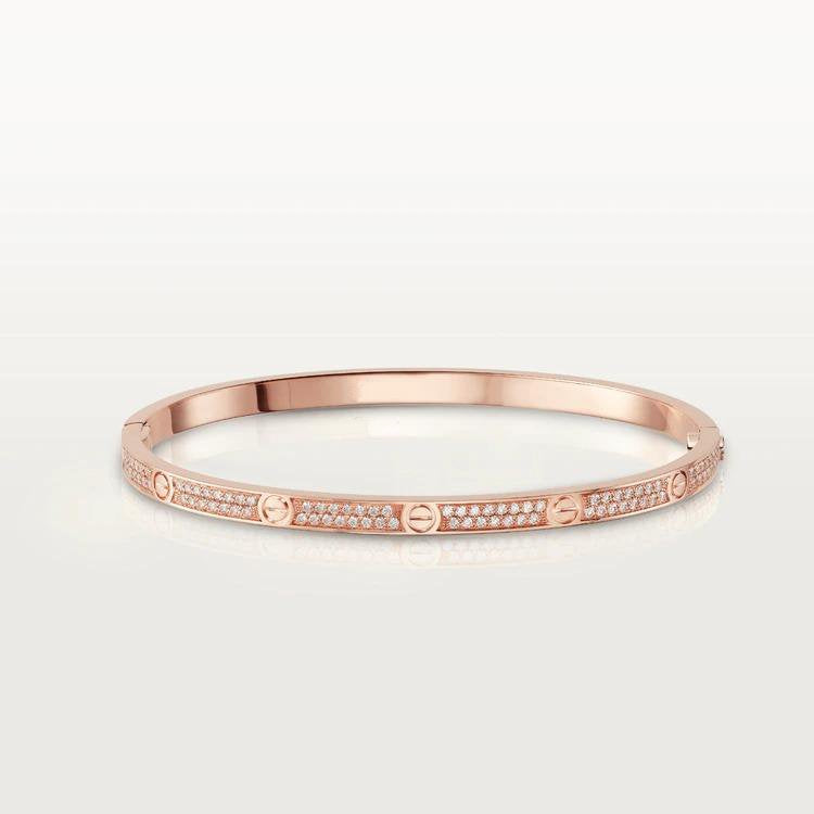 [Demi jewelry]LOVE BRACELET 3.65MM DIAMOND-PAVED