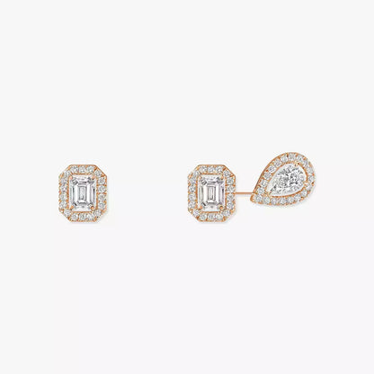 [Mystic ]Diamond Earrings 0,10ct My Twin 1+2