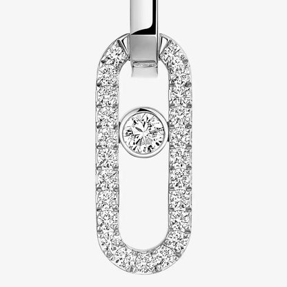 [Mystic ]Move Link Diamond Earrings