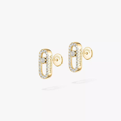 [Mystic ]Move Uno Diamond Earrings
