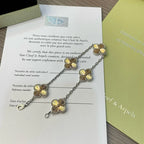 [Demi jewelry] CLOVER 5 MOTIF LASER BRACELET COLLECTION