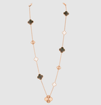 [Demi jewelry] 25 NEW CLOVER 15 MOTIFS GRAY MOTHER-OF-PEARL