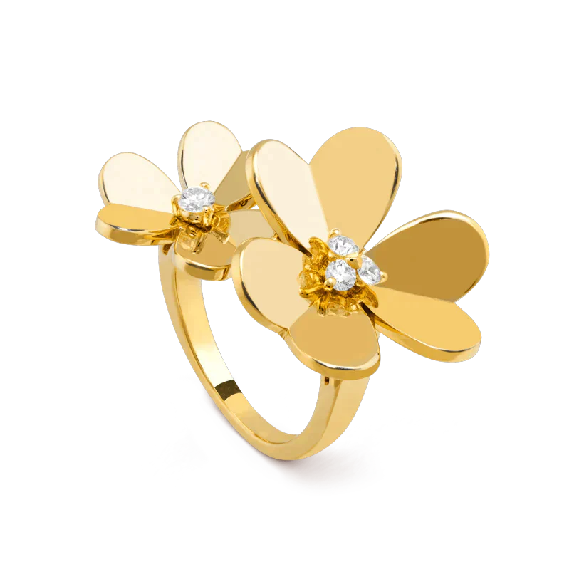 [Demi jewelry]CLOVER COMOS GOLD DIAMOND RING