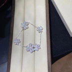 [Demi jewelry]FRIVOLE SILVER 5 FLOWERS BRACELET