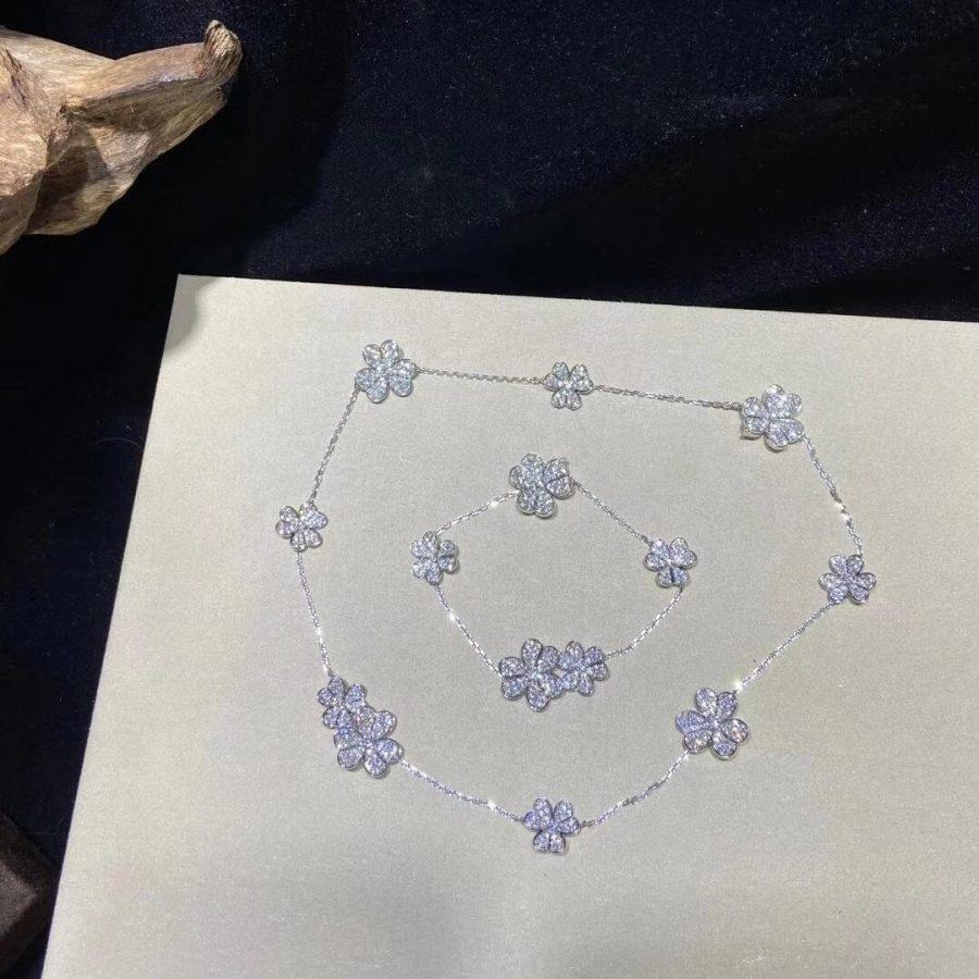 [Demi jewelry]FRIVOLE SILVER 5 FLOWERS BRACELET