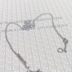[Demi jewelry]FRIVOLE SILVER FLOWER DIAMOND BRACELET